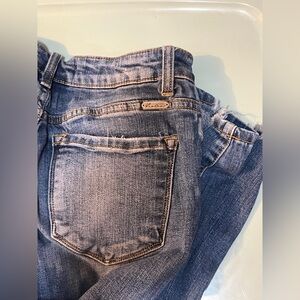 KanCan Distressed Blue Skinny Jeans Size 26